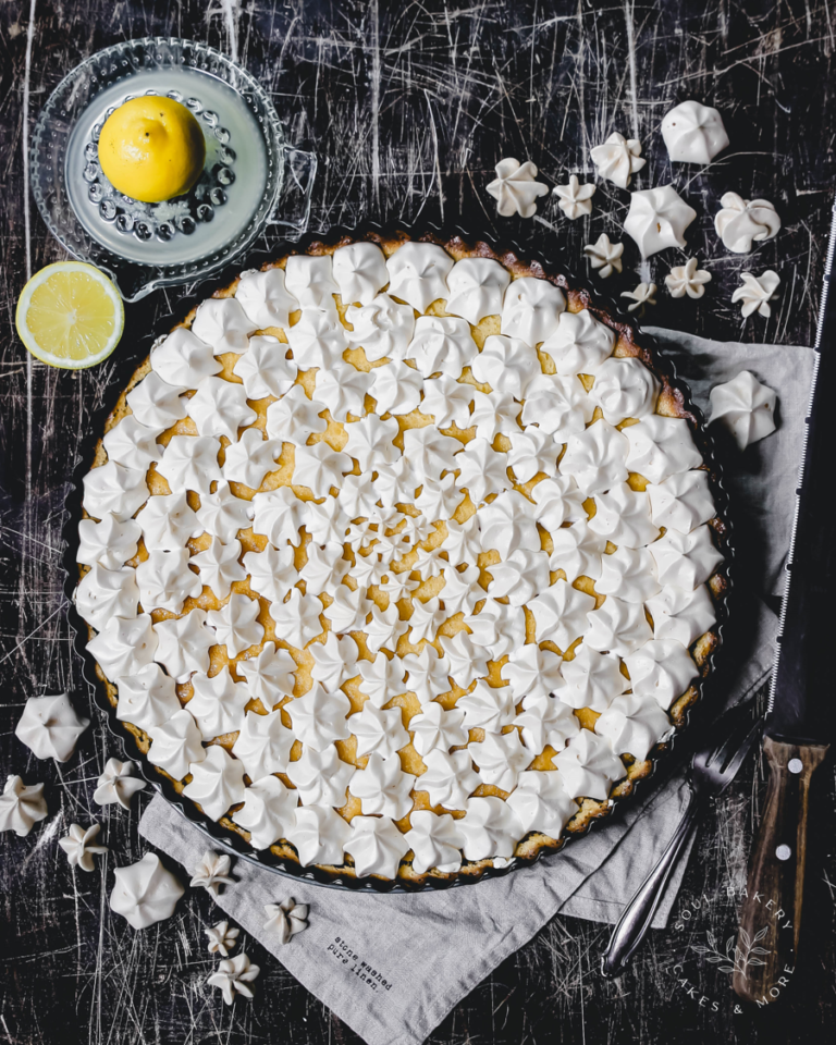französische Zitronentarte mit Baiser Haube | Soul Bakery