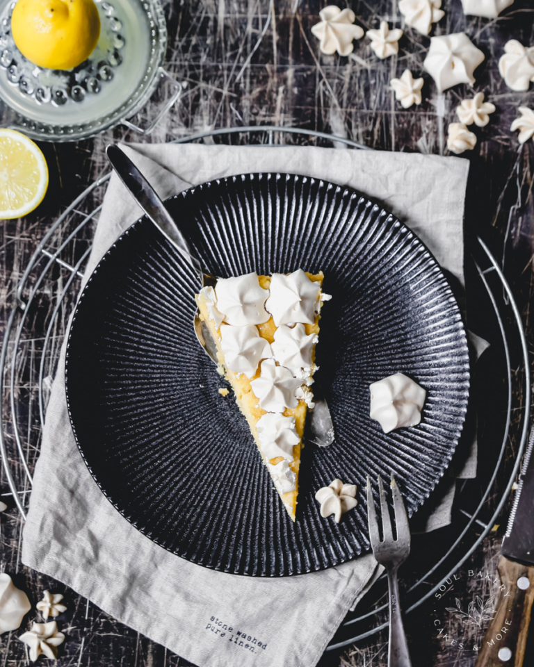 französische Zitronentarte mit Baiser Haube | Soul Bakery